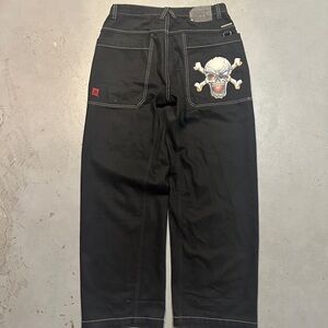 Crazy Rare Y2K Baggy JNCO Skull Jeans